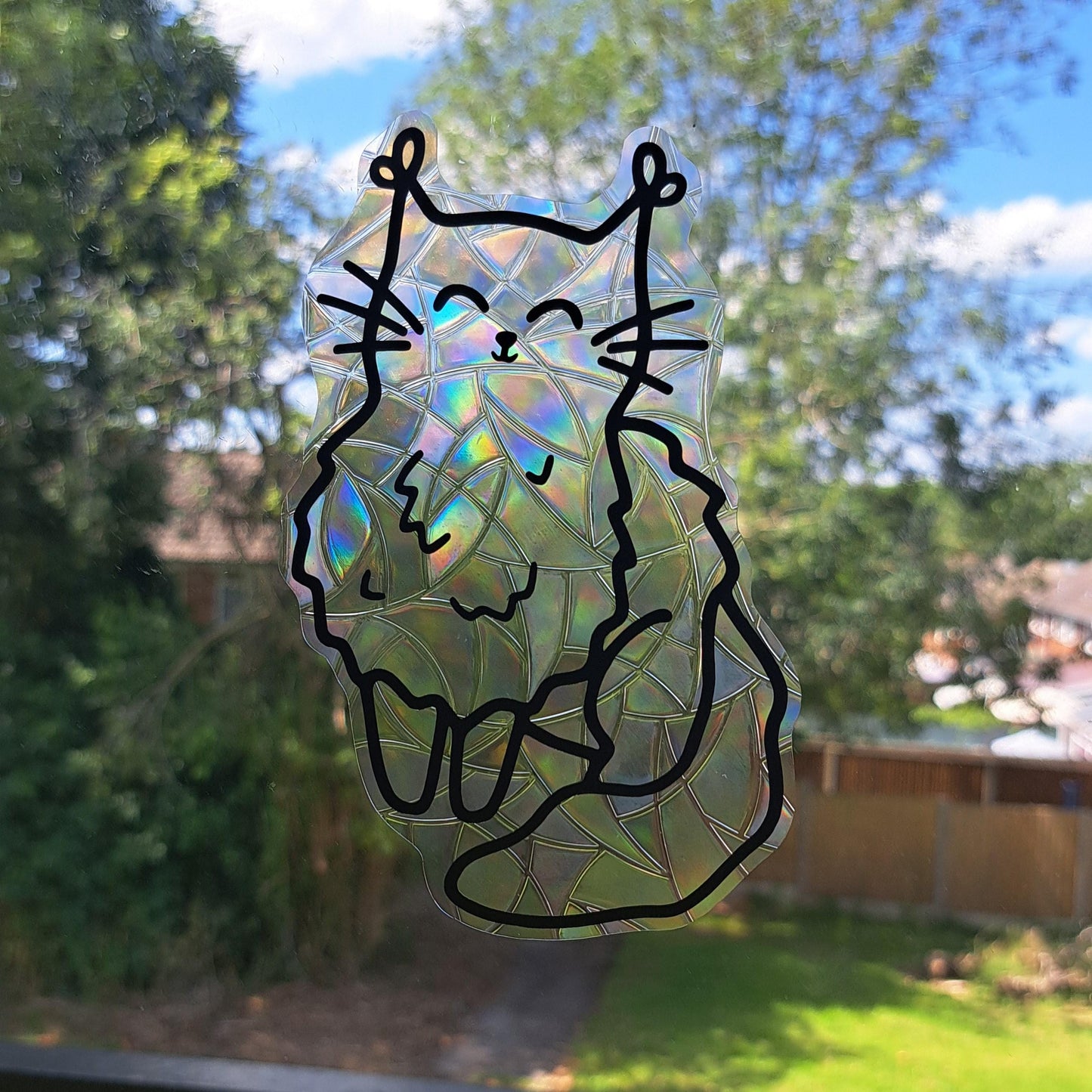 Fluffy Cat Suncatcher