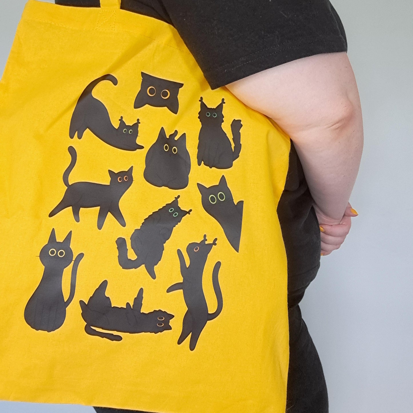 Black Cat Tote Bag