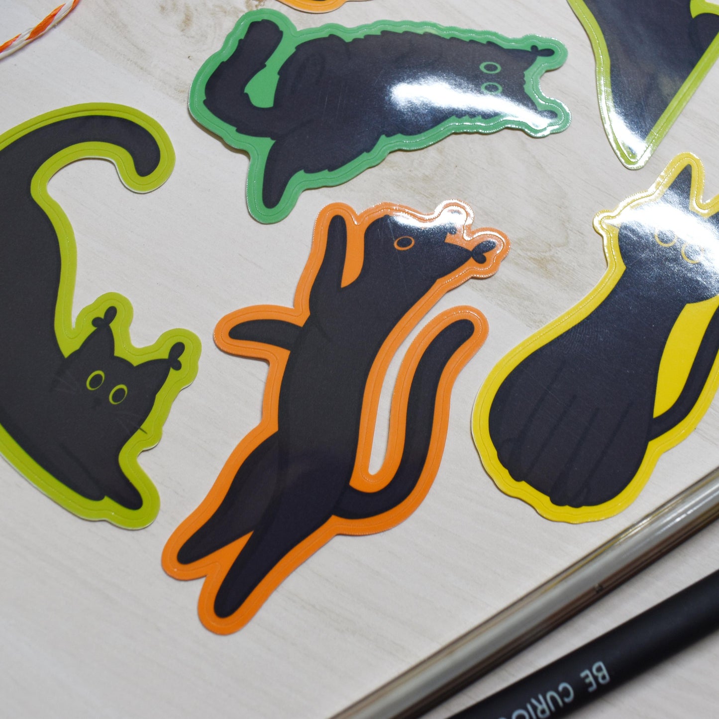 Black Cat Sticker Pack