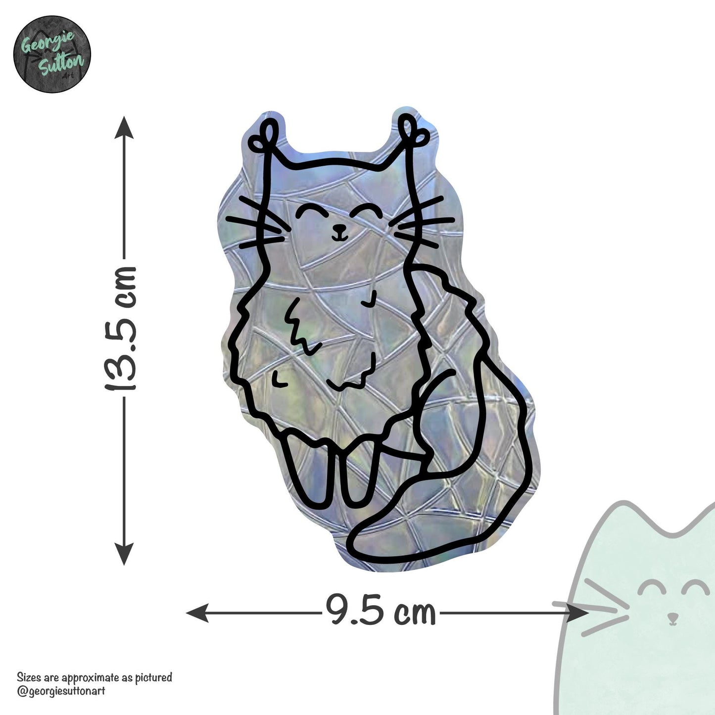 Fluffy Cat Suncatcher