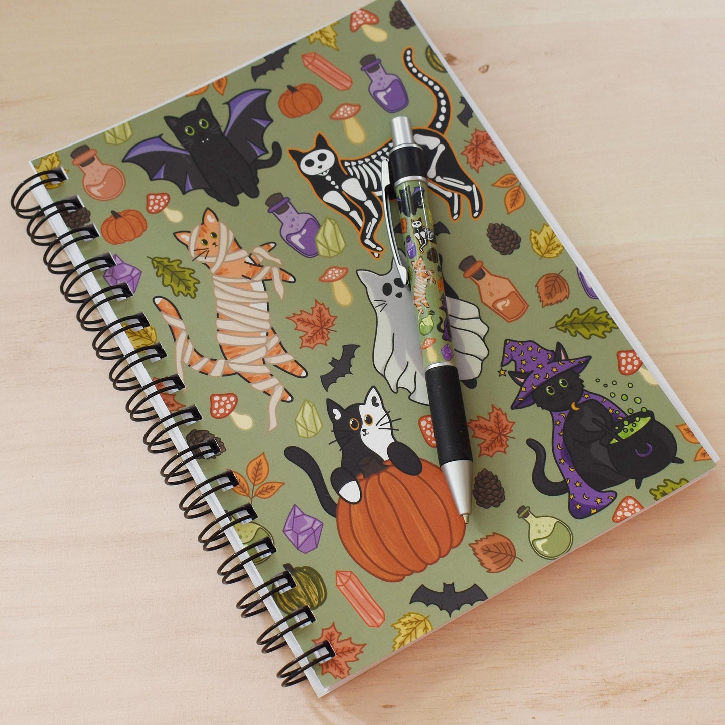 Halloween Cat Notebook