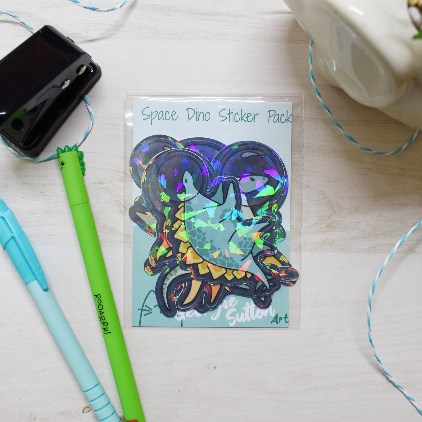 Space Dino Sticker Pack