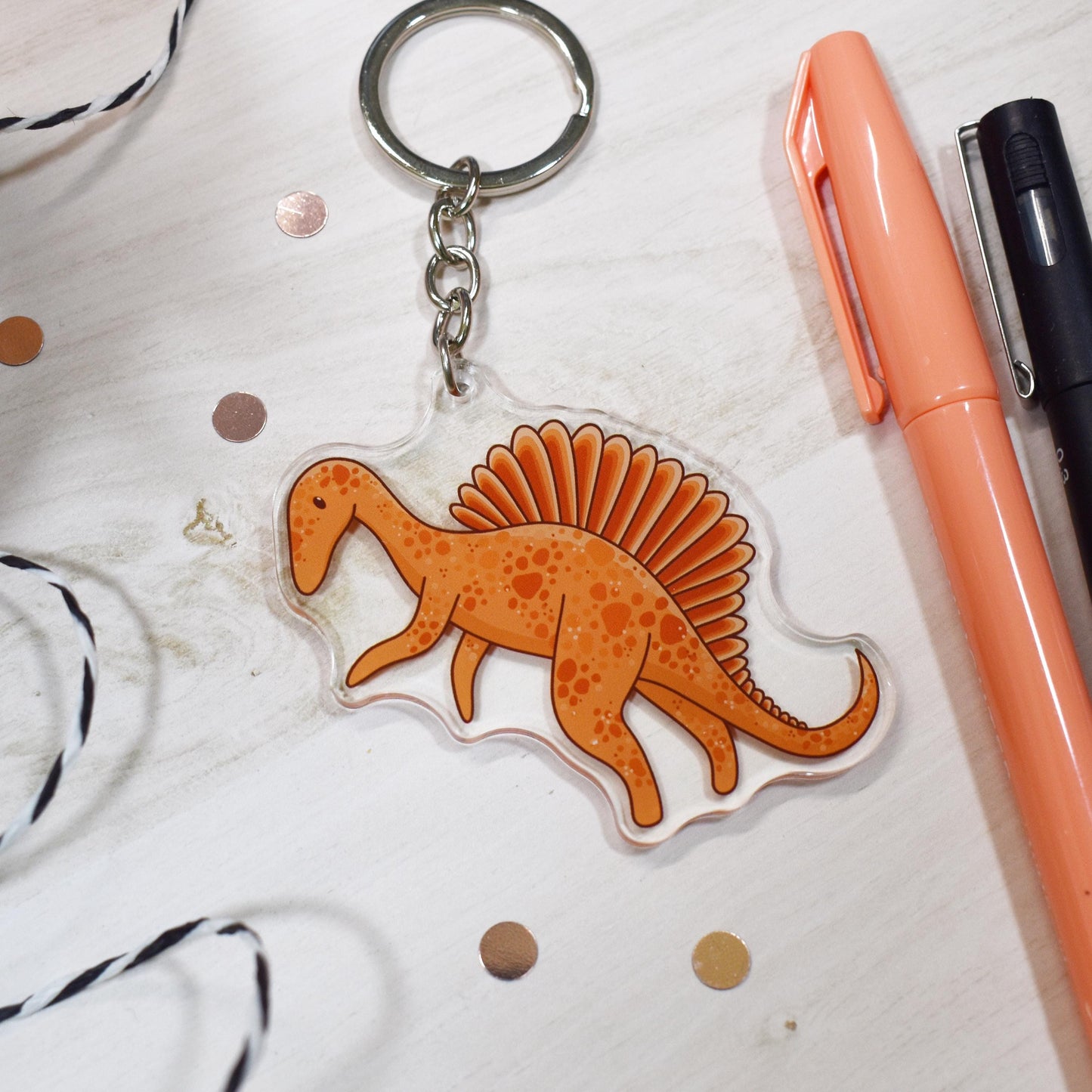 Spinosaurus Keyring
