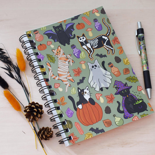 Halloween Cat Notebook