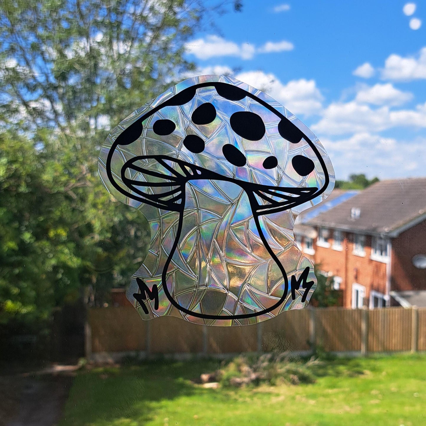 Mushroom Suncatcher