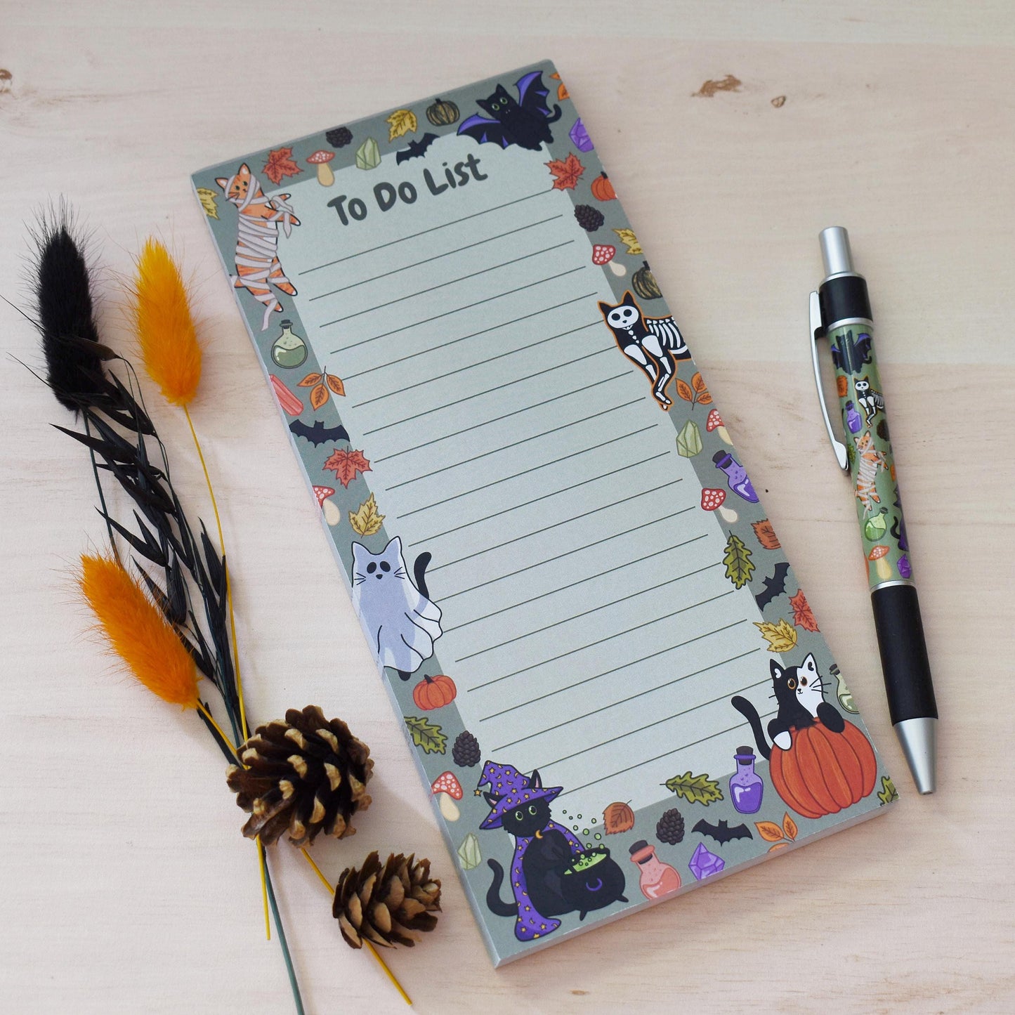 Halloween Cat Notepad
