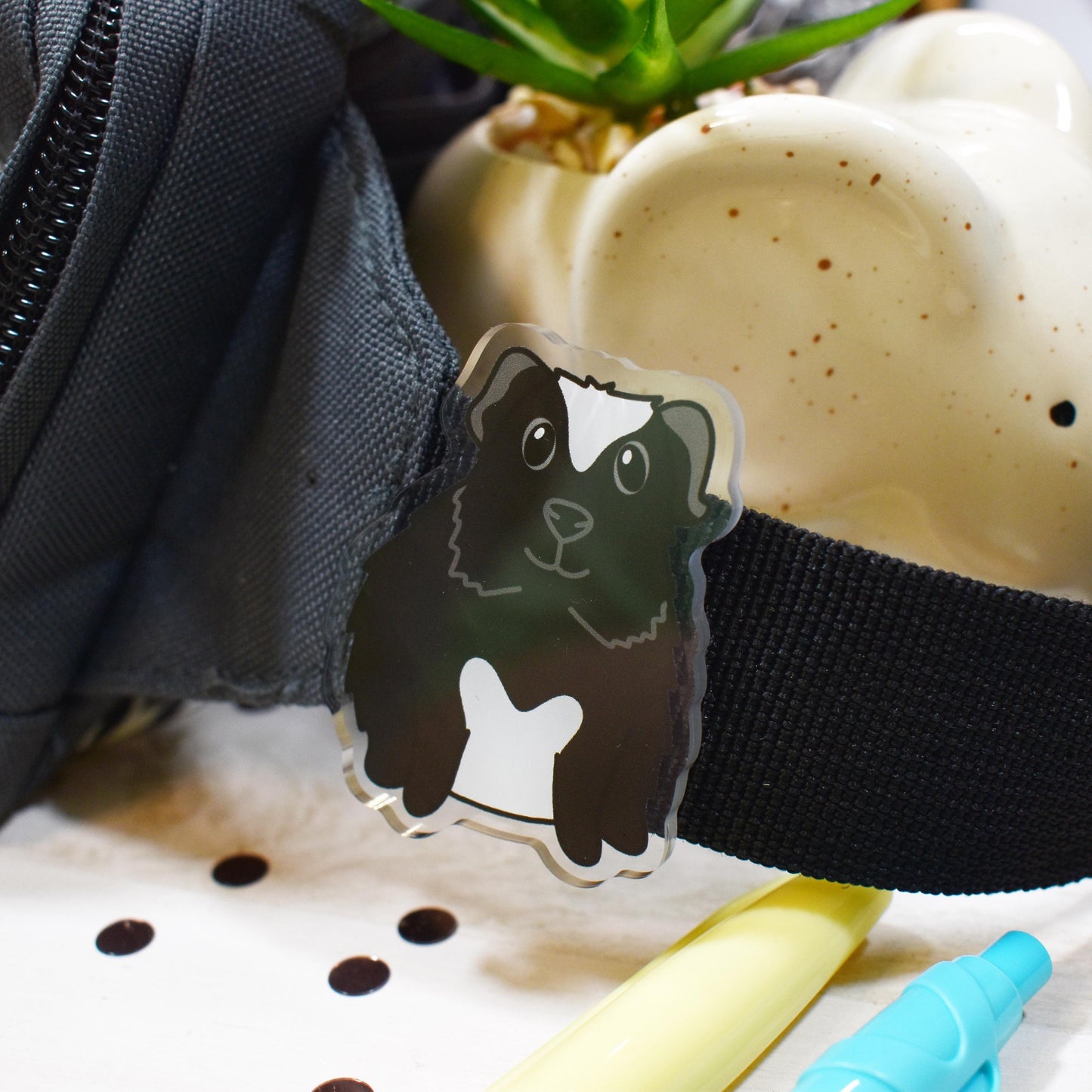 Black Guinea Pig Magnet