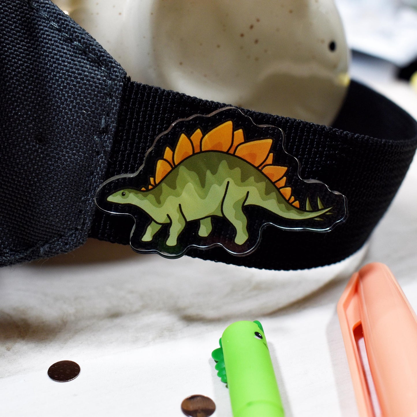 Stegosaurus Pin Badge