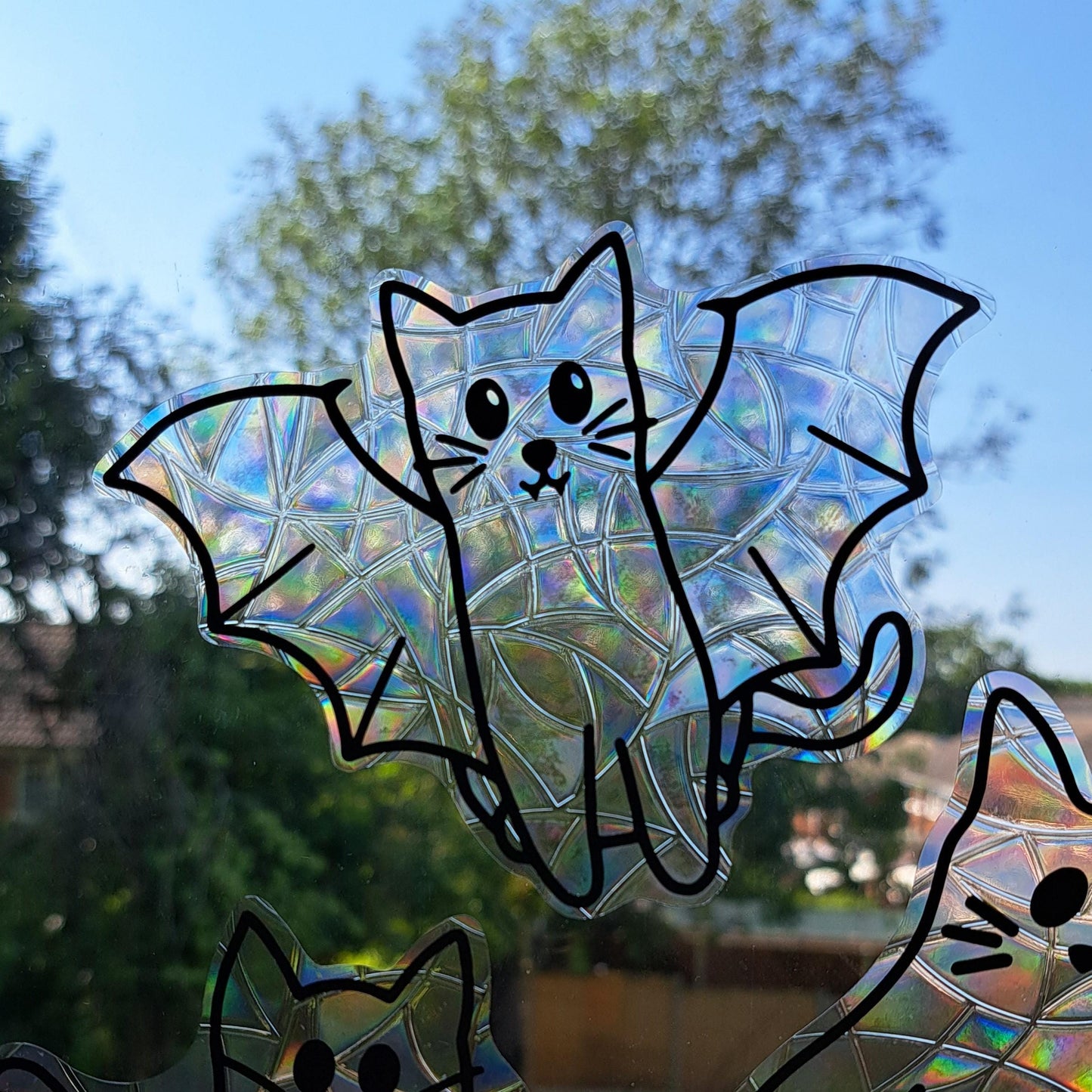Bat Cat Suncatcher