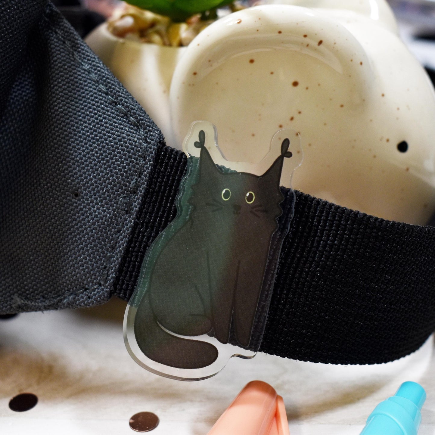 Black Cat Magnet