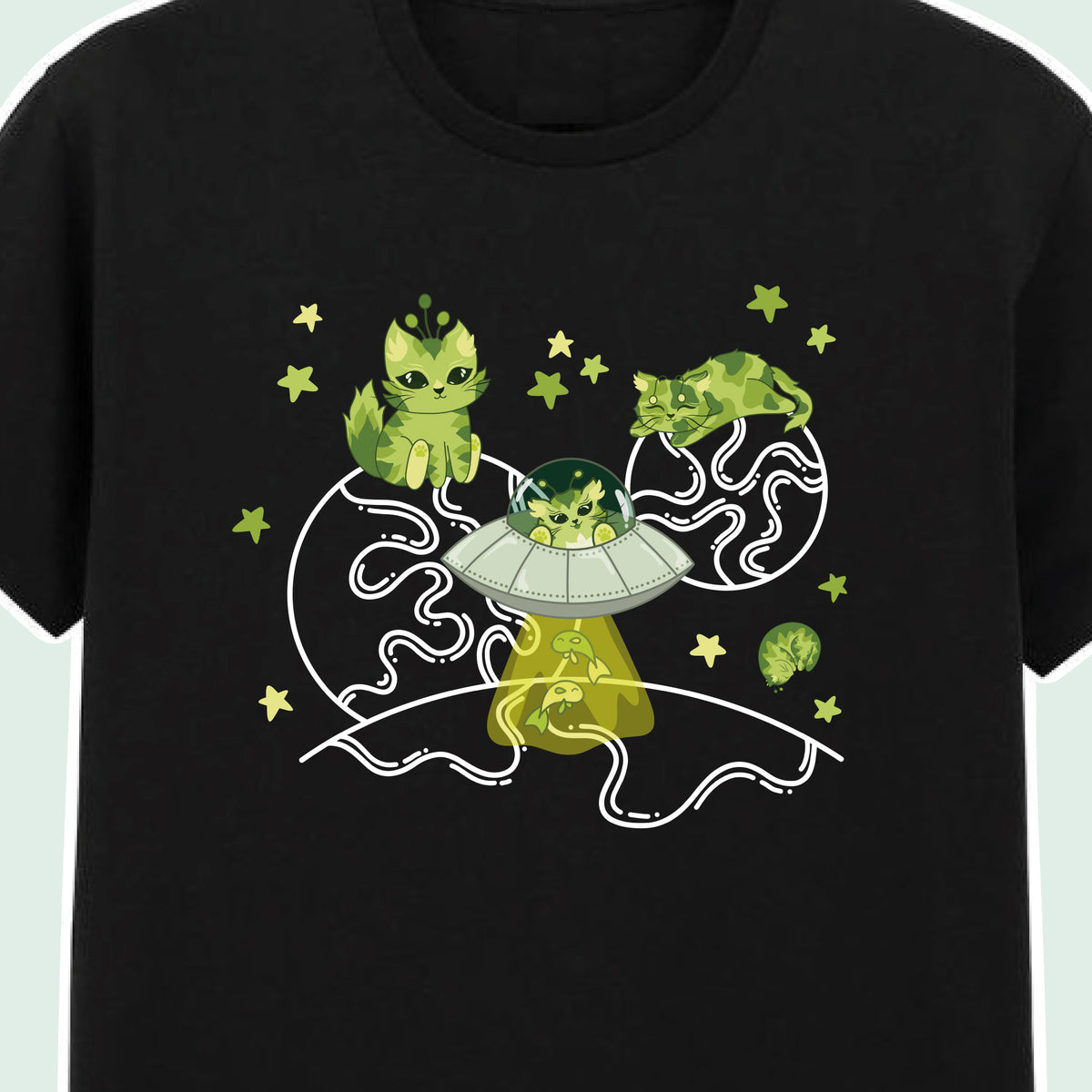 Alien Cat T-Shirt