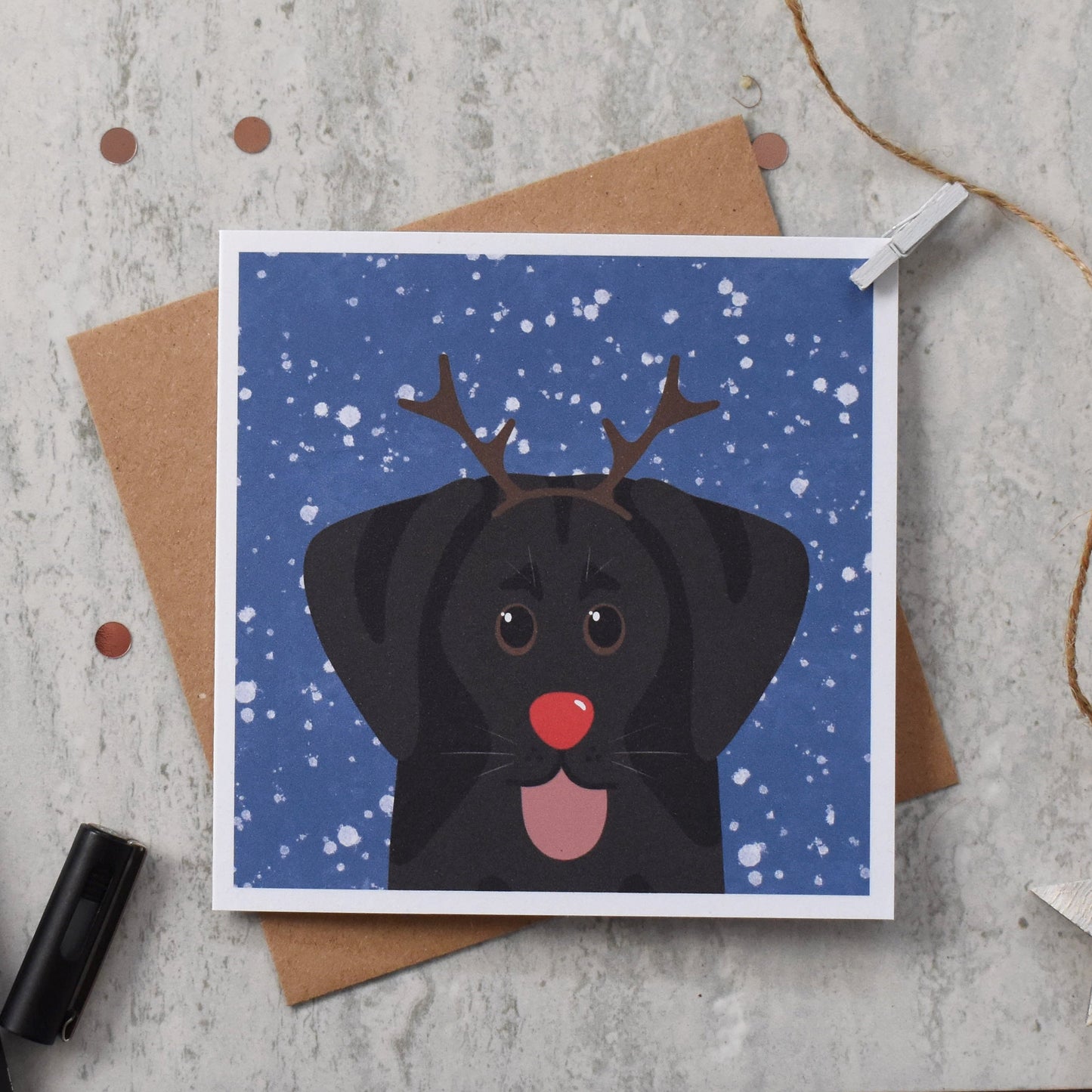 Christmas Party Dog Cards