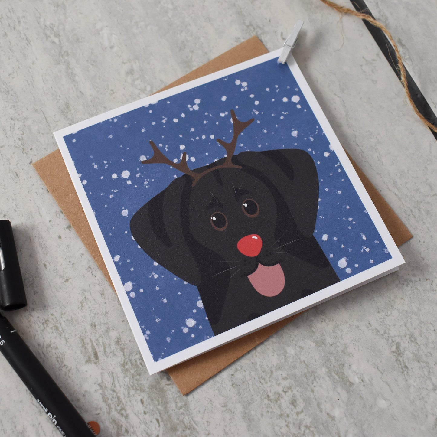 Christmas Party Dog Cards