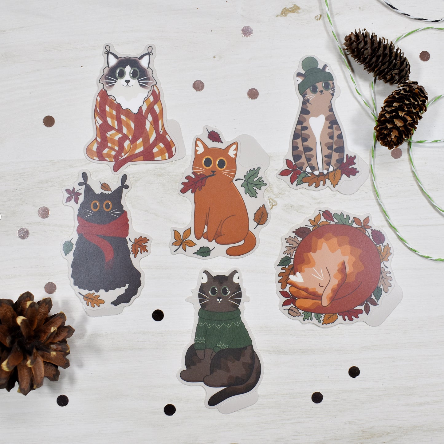 Cosy Cat Sticker Pack