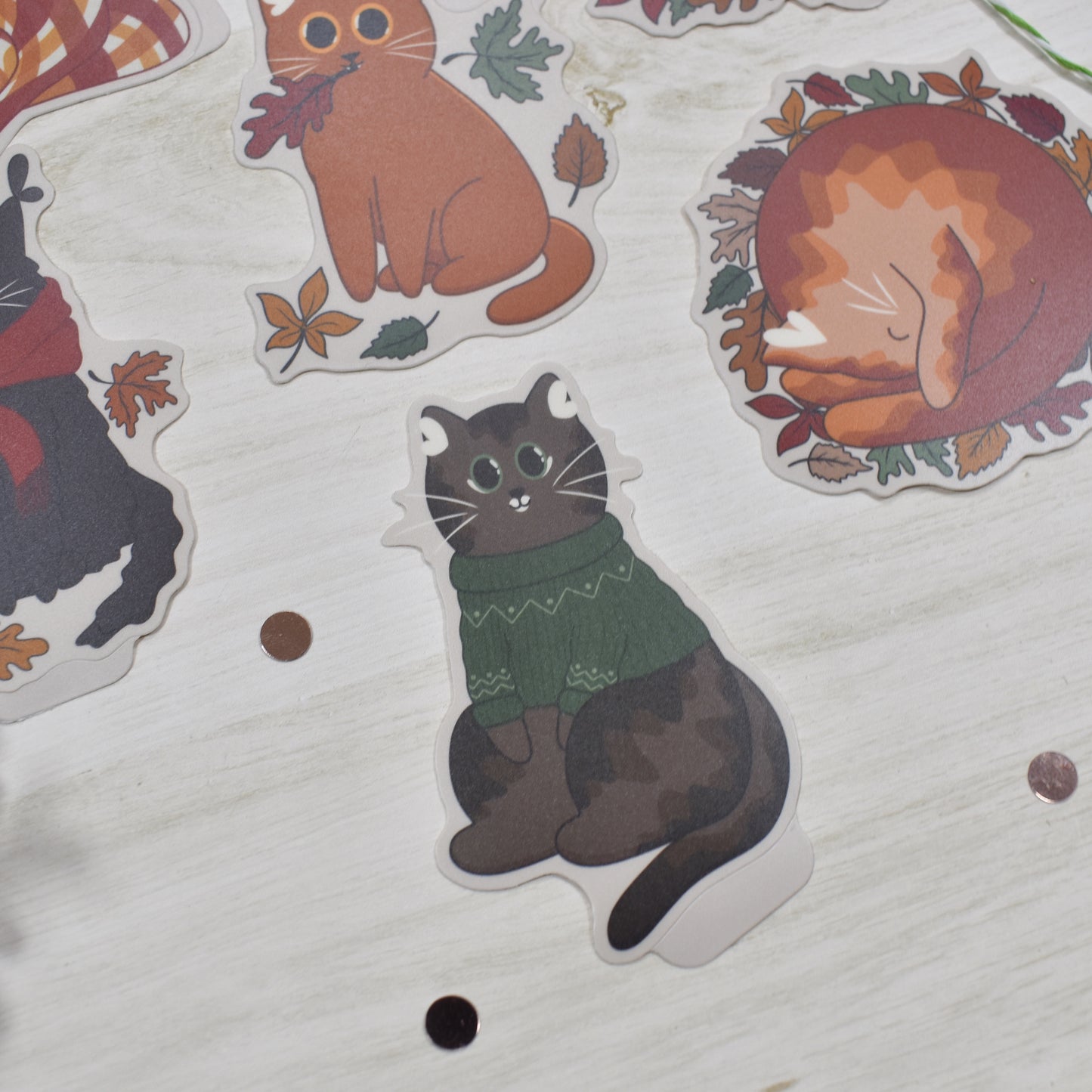 Cosy Cat Sticker Pack