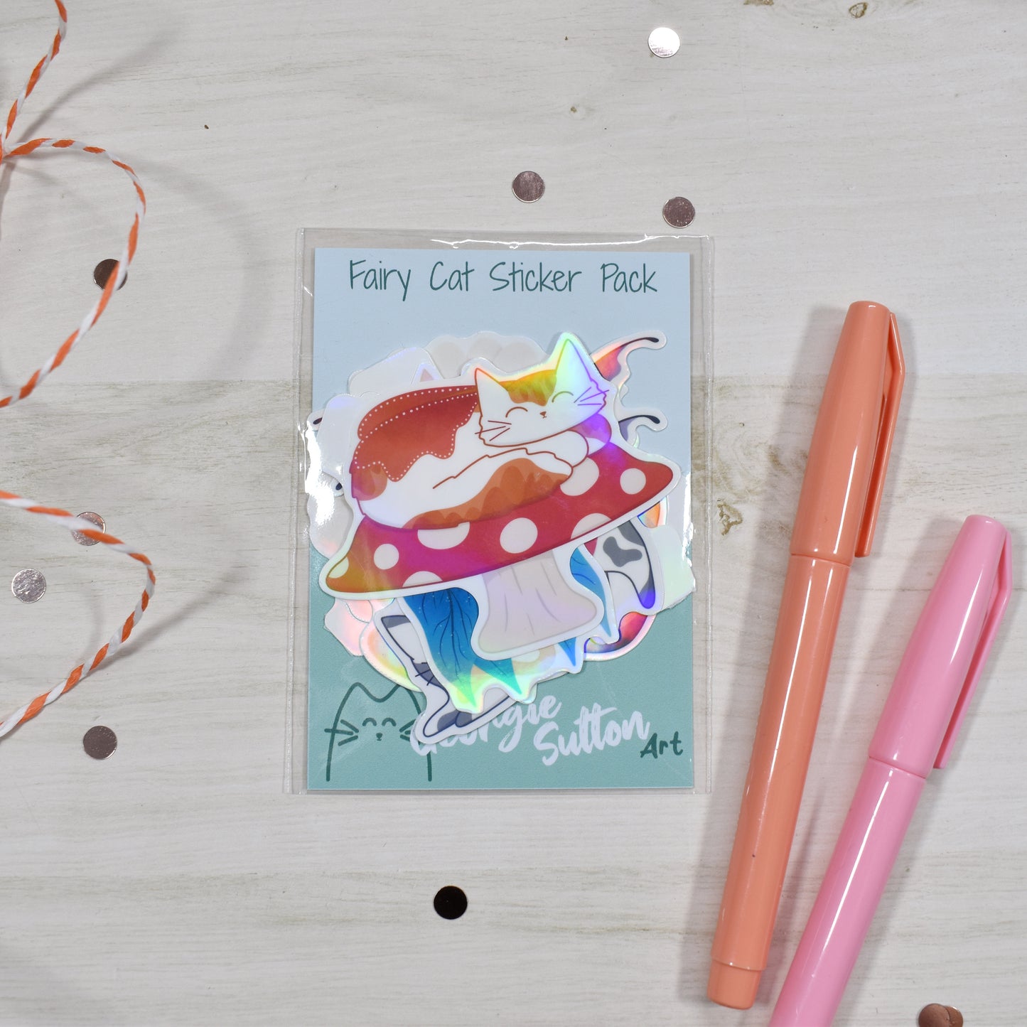 Fairy Cat Sticker Pack