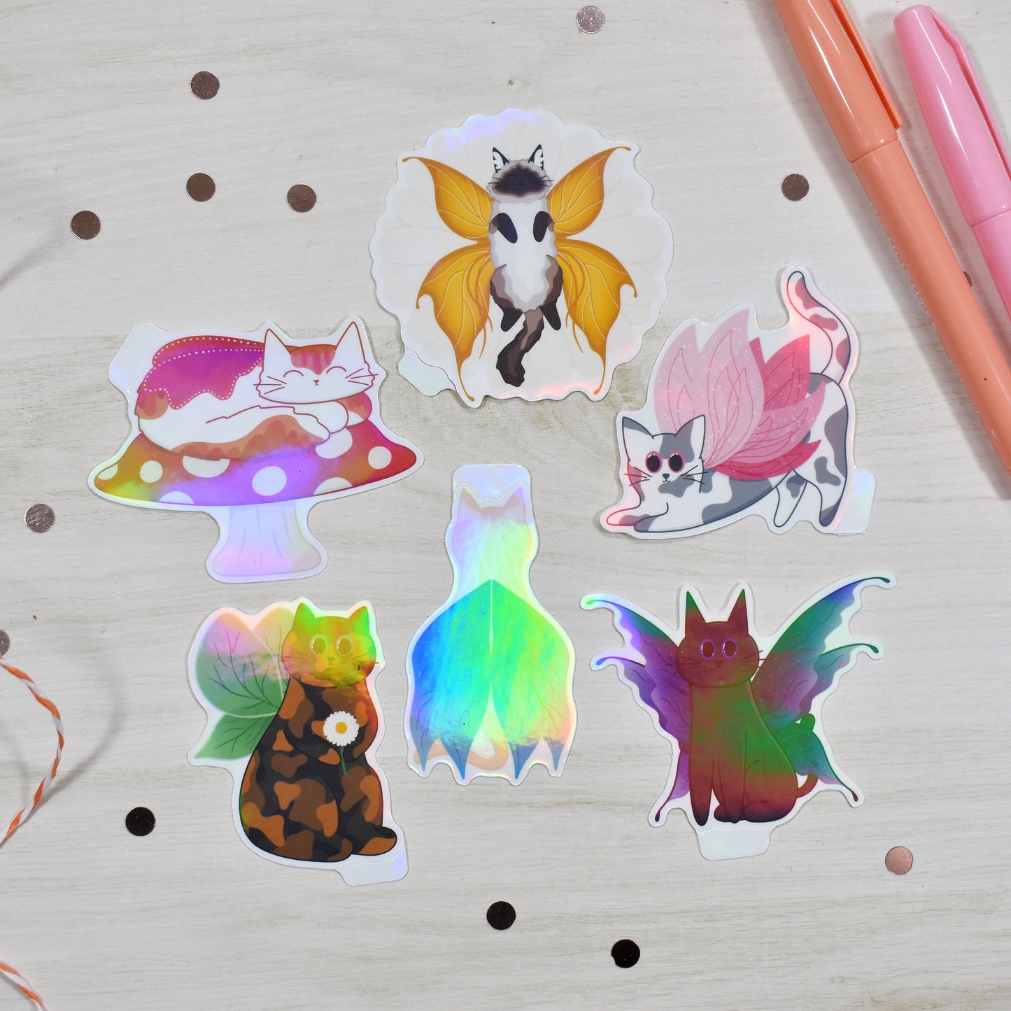 Fairy Cat Sticker Pack