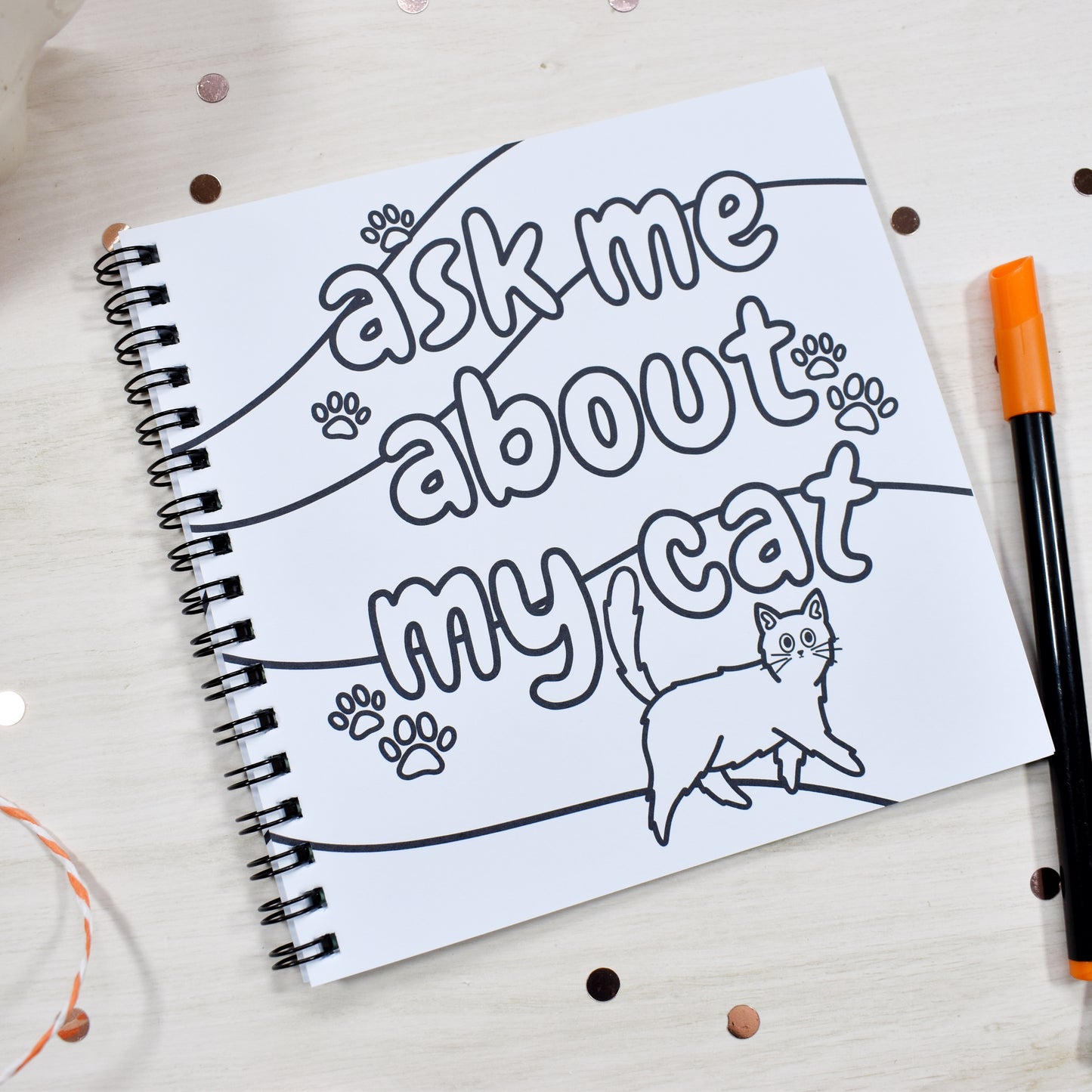 Cute Cats Colouring Book