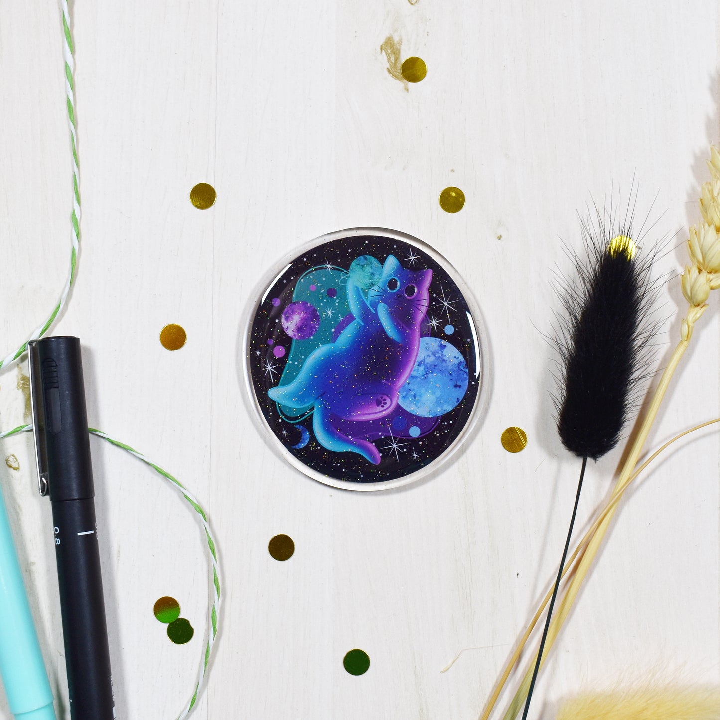 Galaxy Cat Magnet