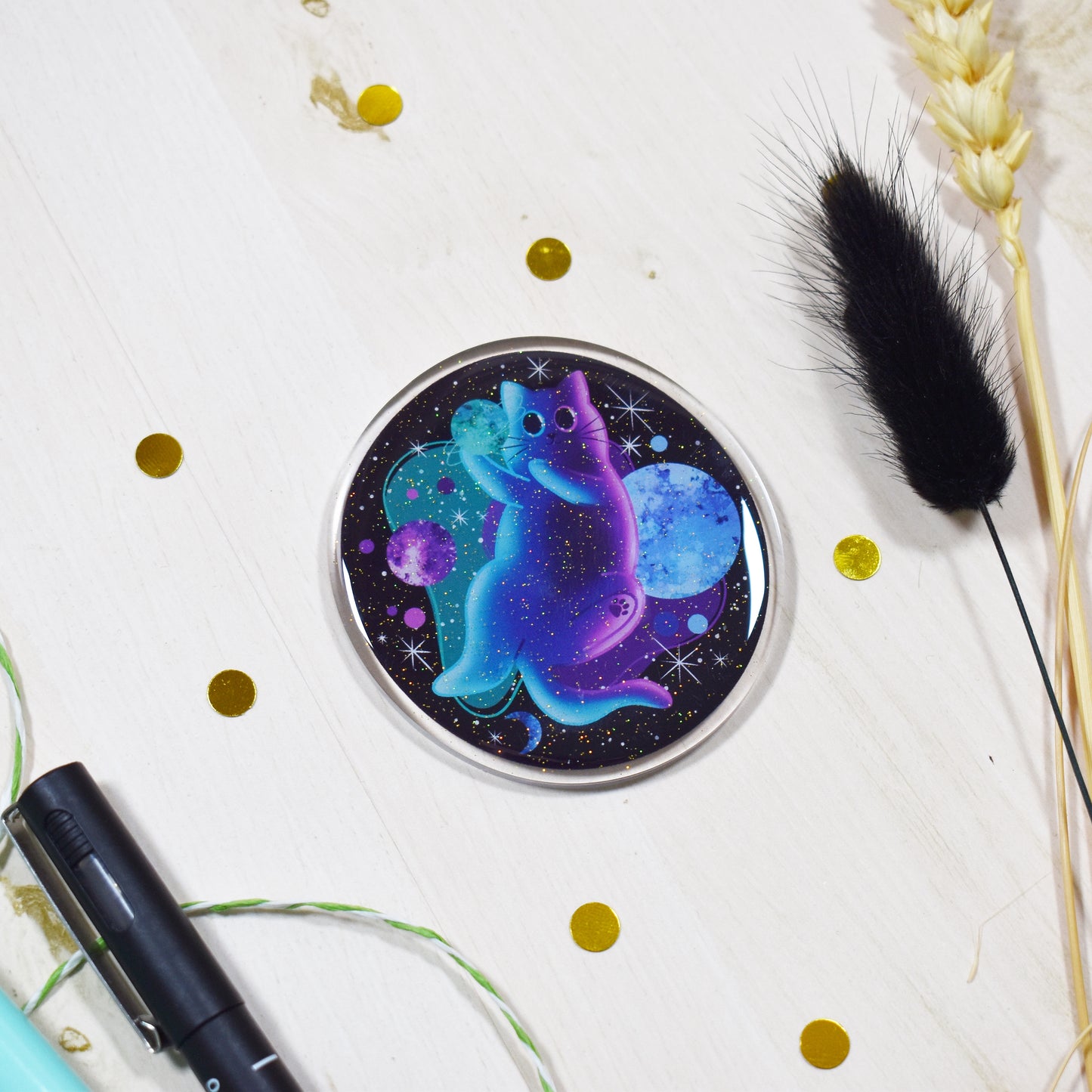 Galaxy Cat Magnet