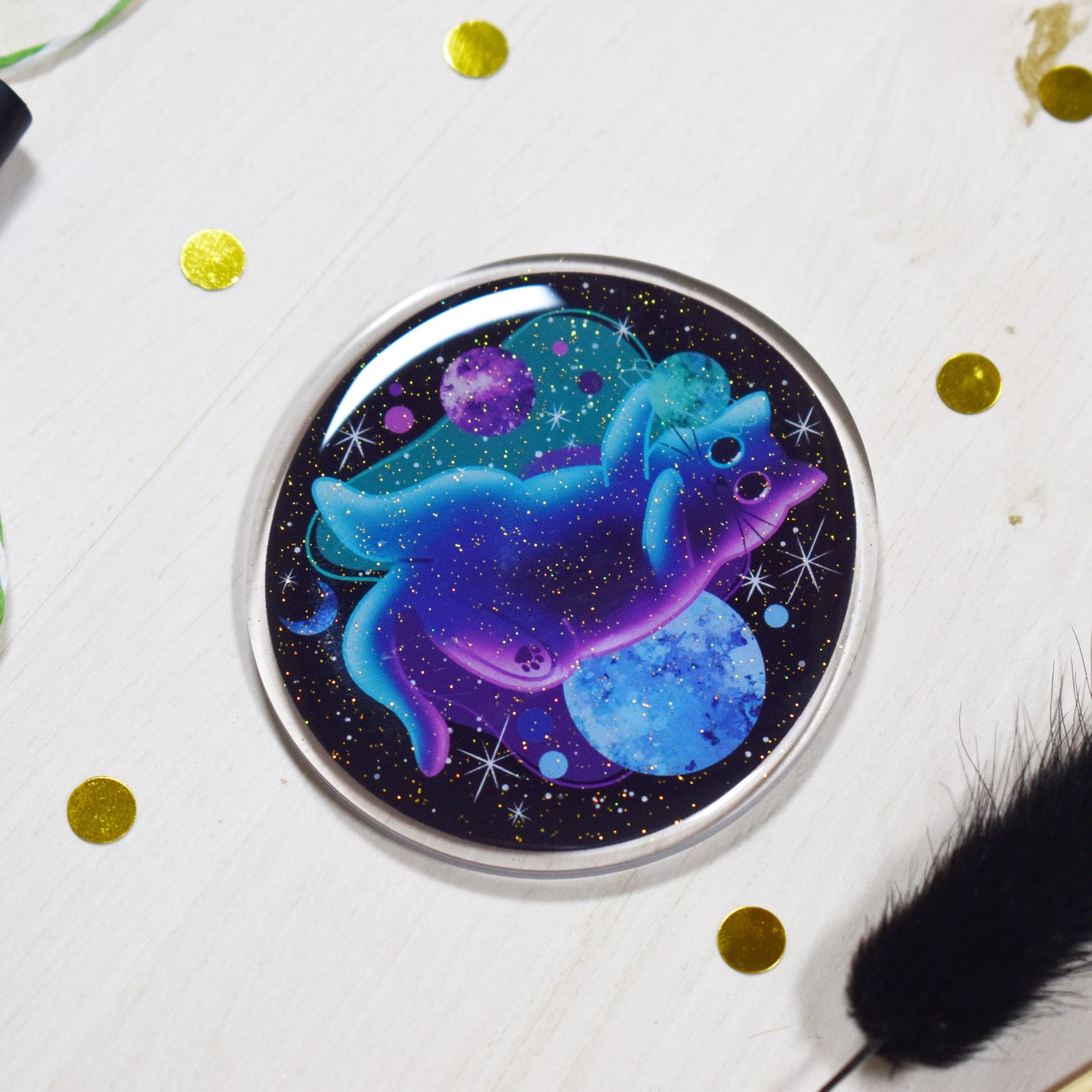 Galaxy Cat Magnet