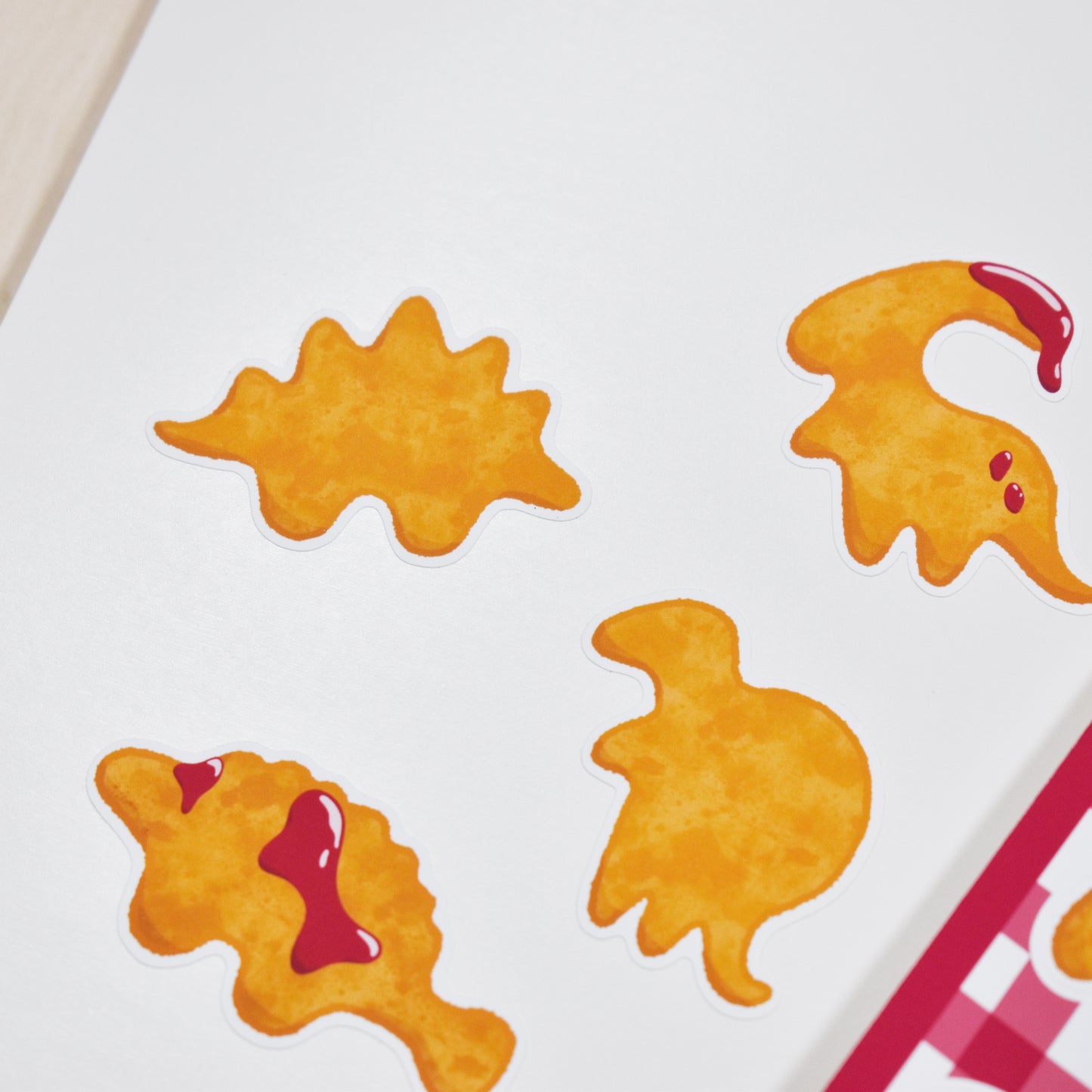 Dino Nuggies Sticker Sheet