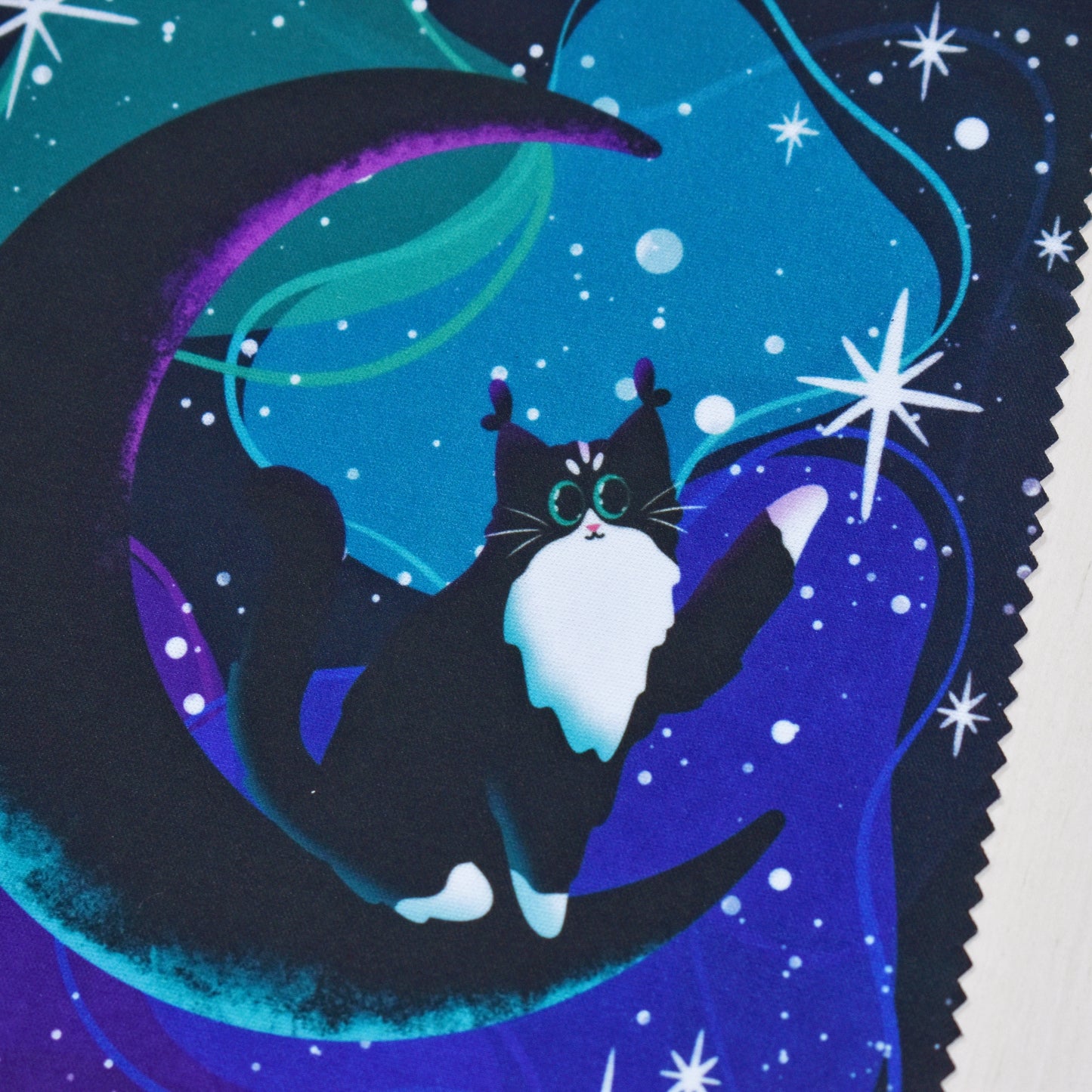 Celestial Cat Glass Cloth