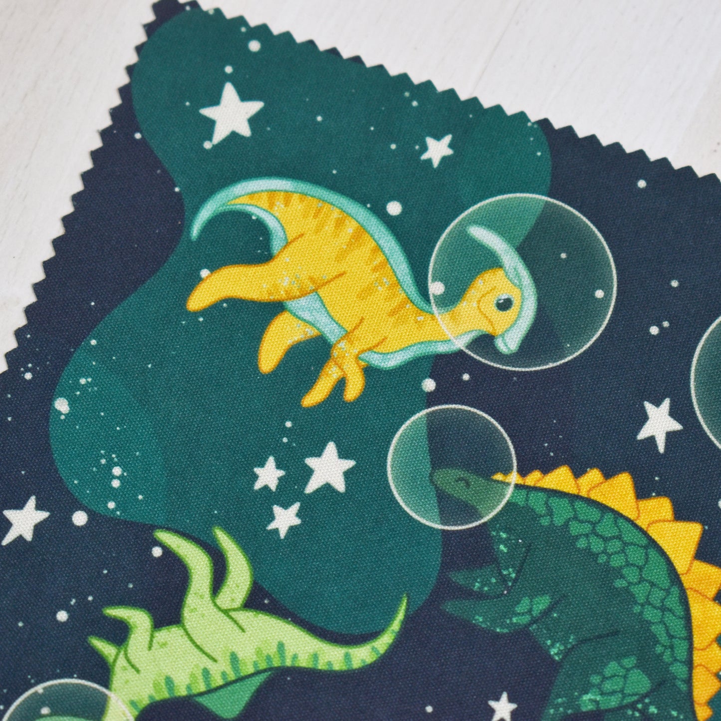 Space Dino Glass Cloth