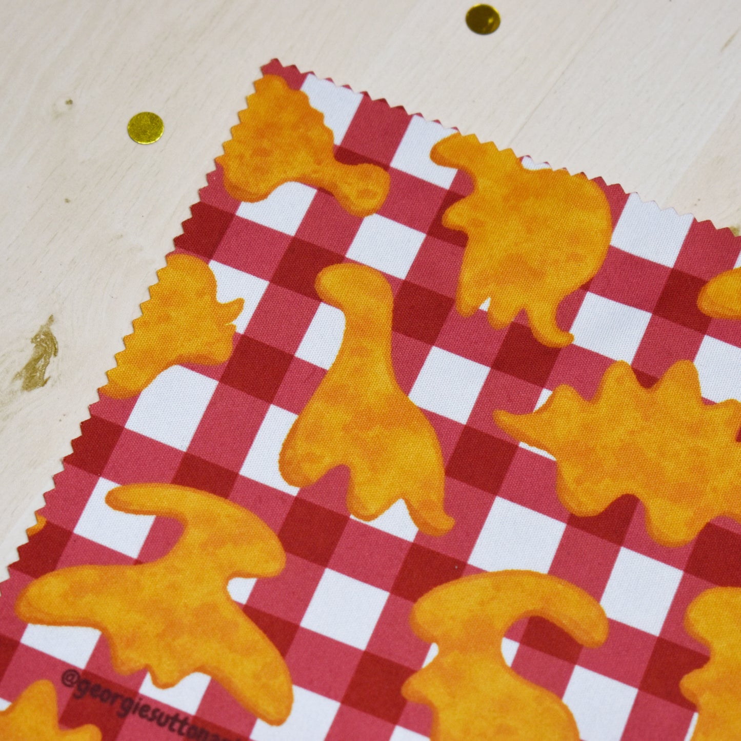 Dino Nuggie Glass Cloth