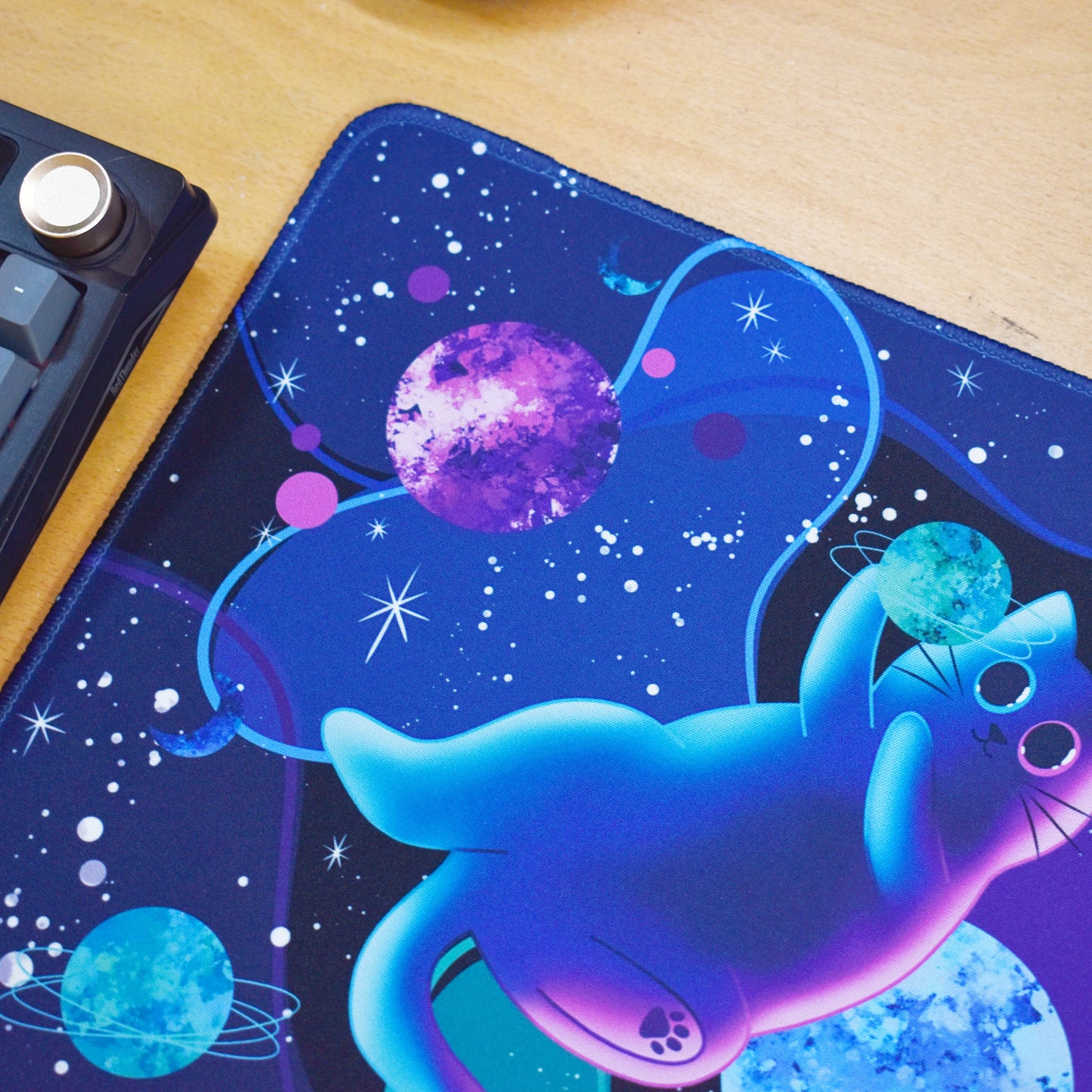 Galaxy Cat Mousepad