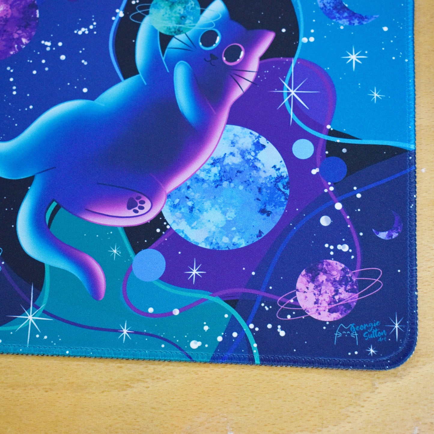 Galaxy Cat Mousepad