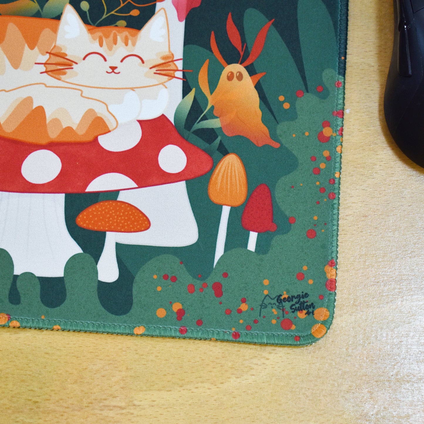 Mushroom Cat Mousepad