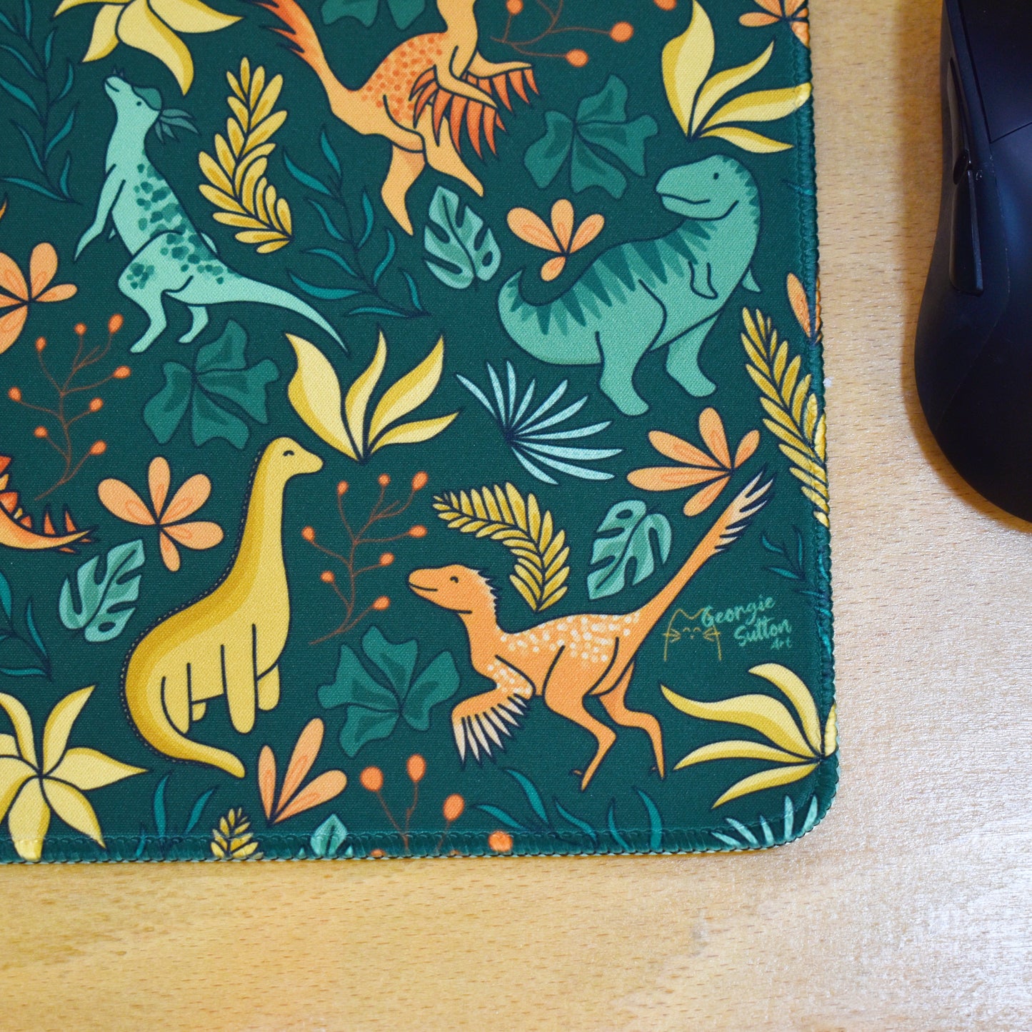 Floral Dino Mousepad