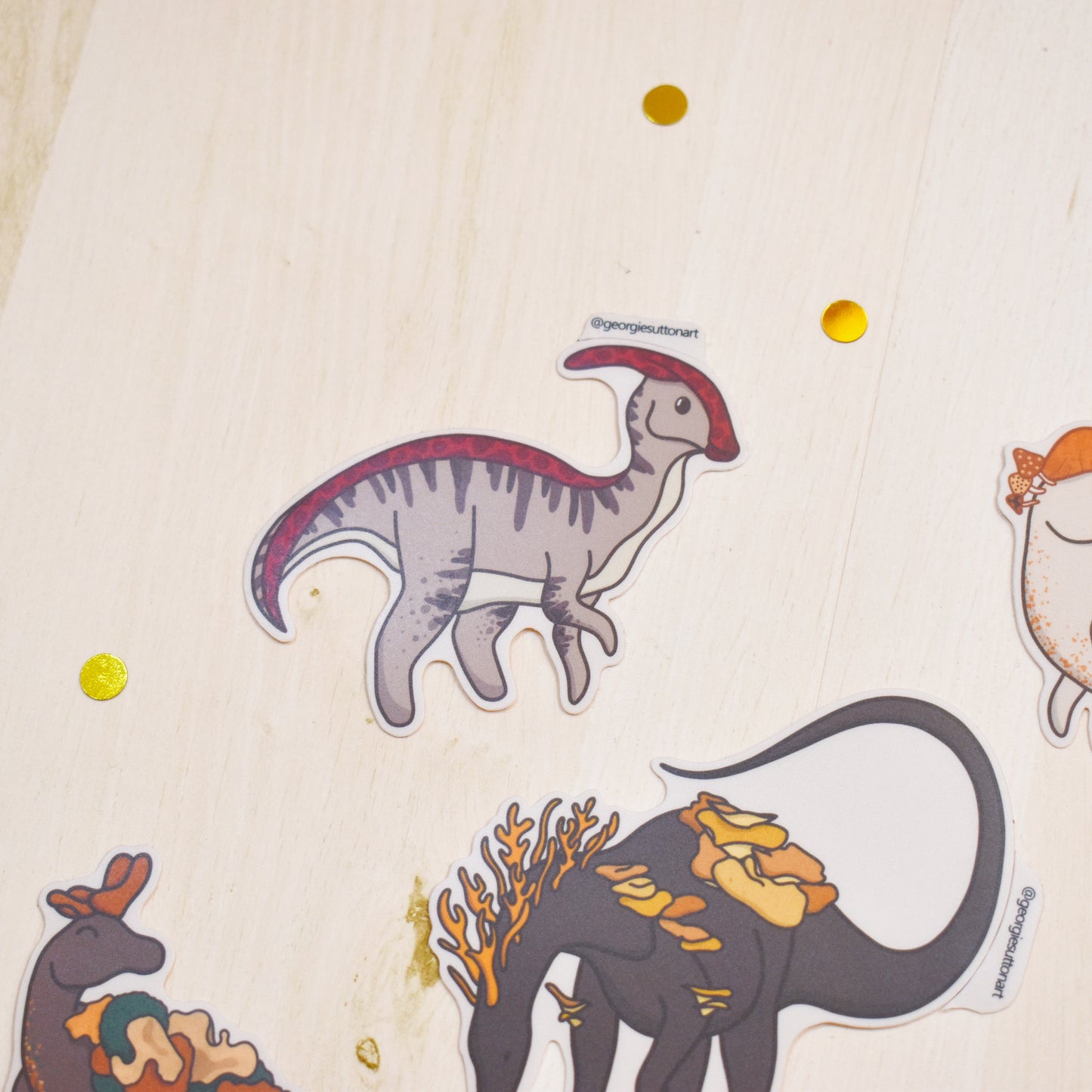 Mushroom Dino Sticker Pack