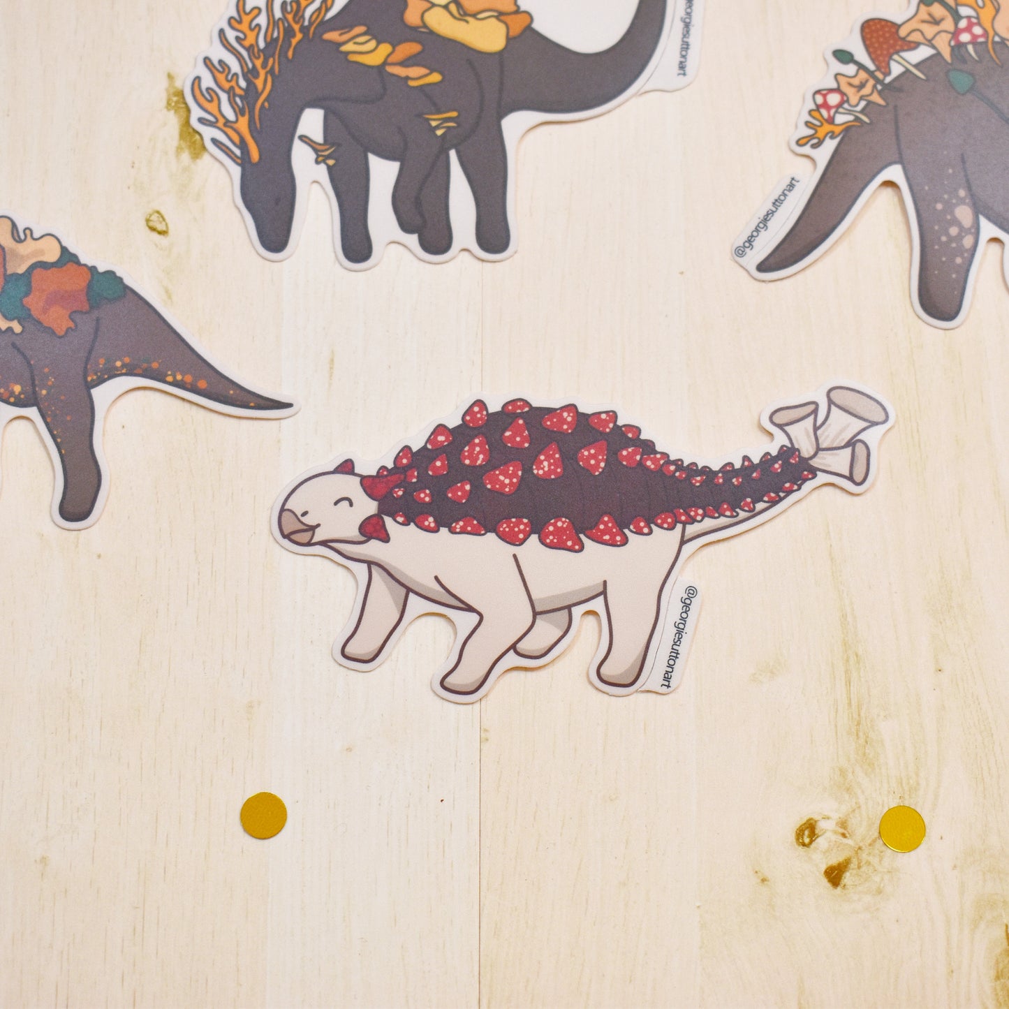 Mushroom Dino Sticker Pack
