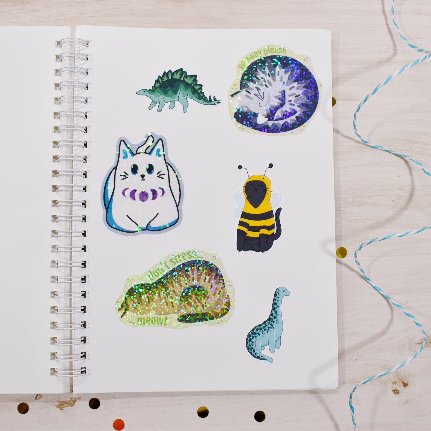 Chunky Cats Reusable Sticker Book