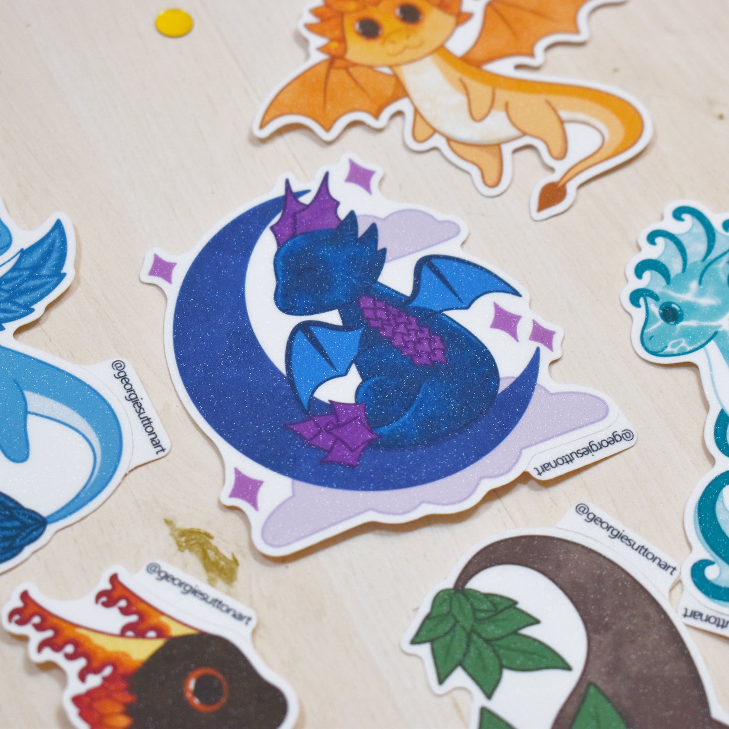 Elemental Dragons Sticker Pack