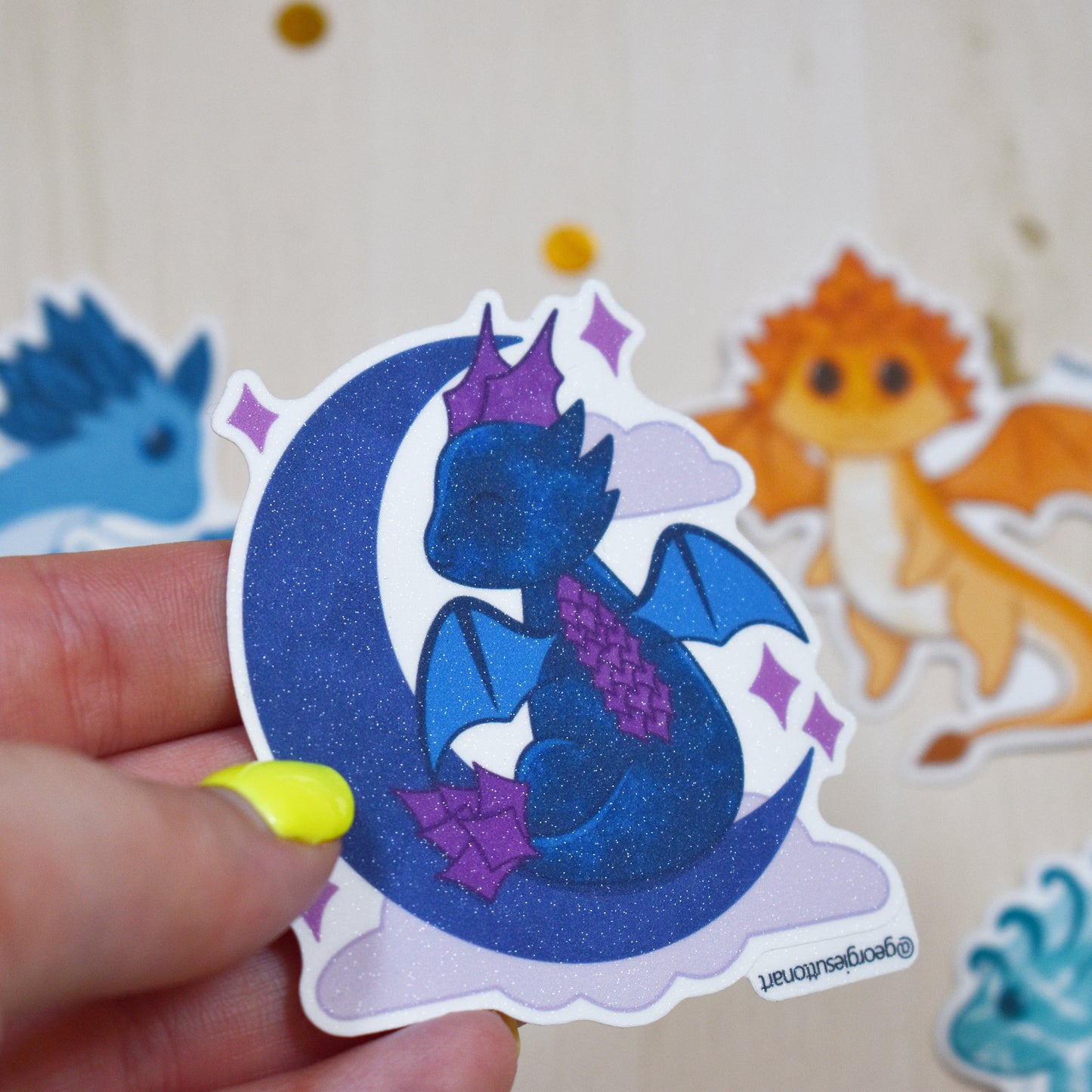 Elemental Dragons Sticker Pack