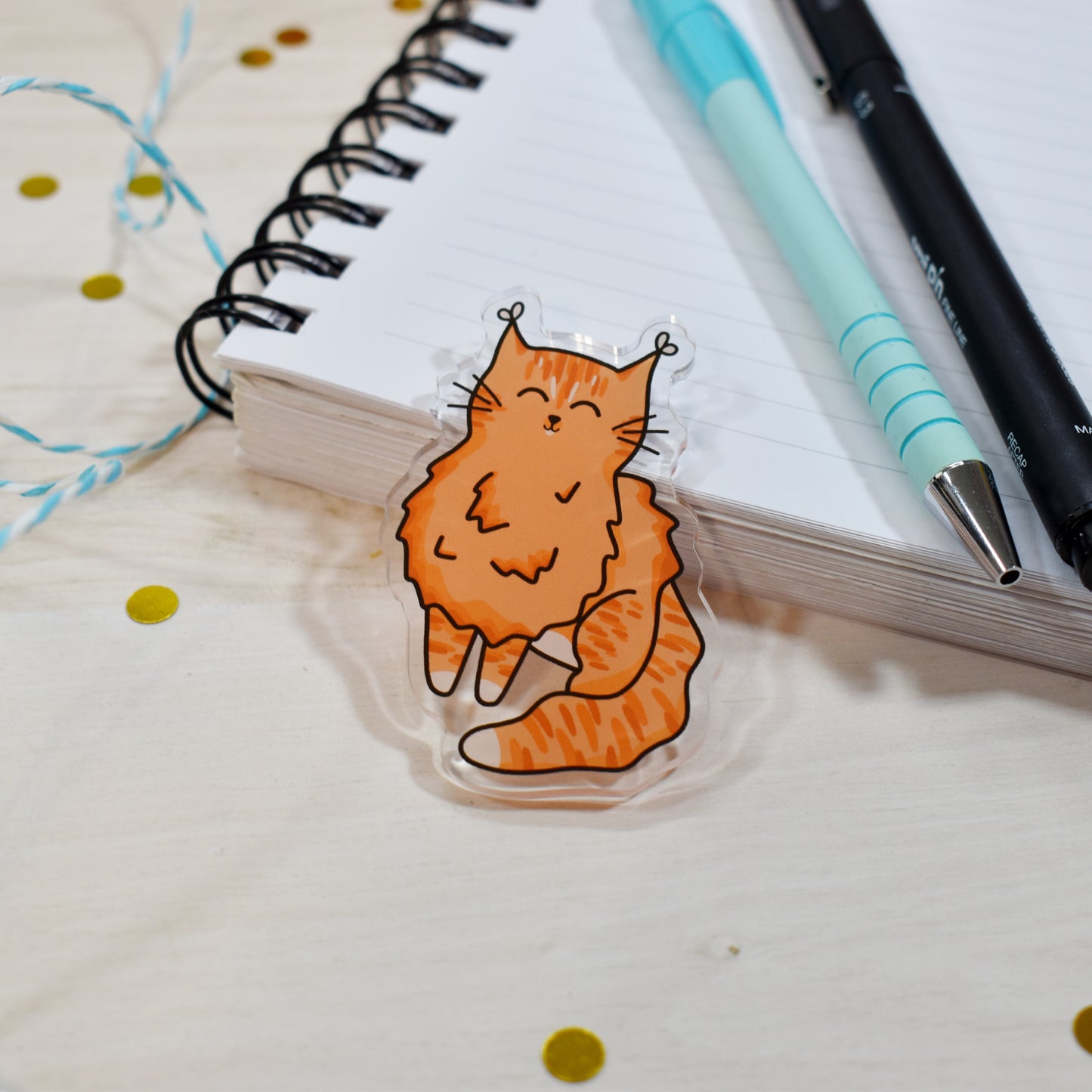 Orange Cat Magnet