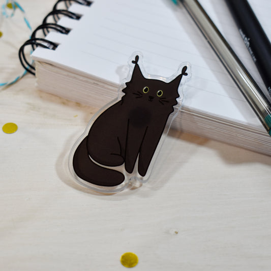 Black Cat Magnet