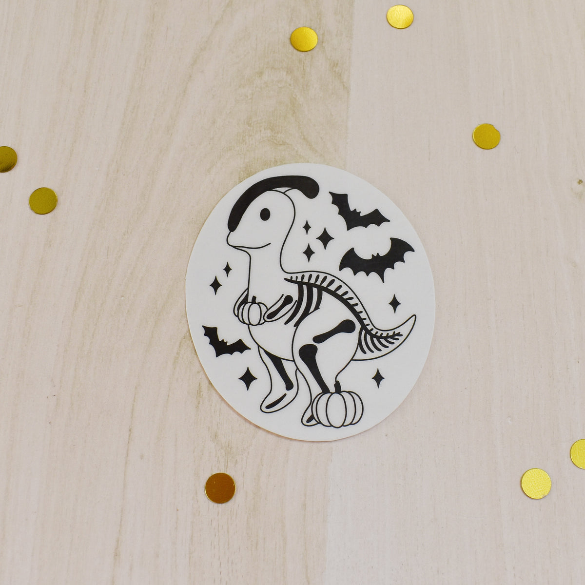 Halloween Dino Temp Tattoo