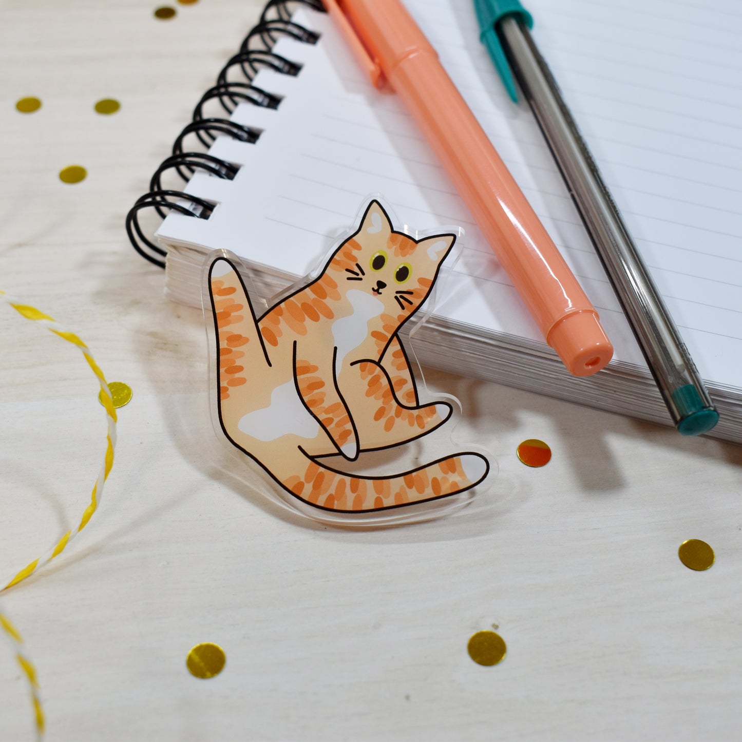 Orange Tabby Cat Magnet
