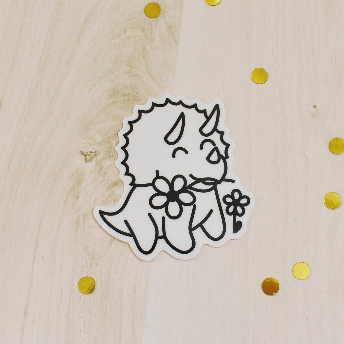 Cottagecore Dino Temp Tattoo