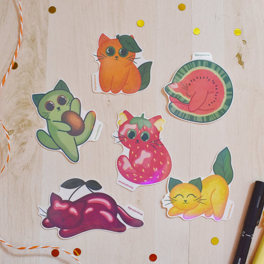 Fruity Cat Sticker Pack