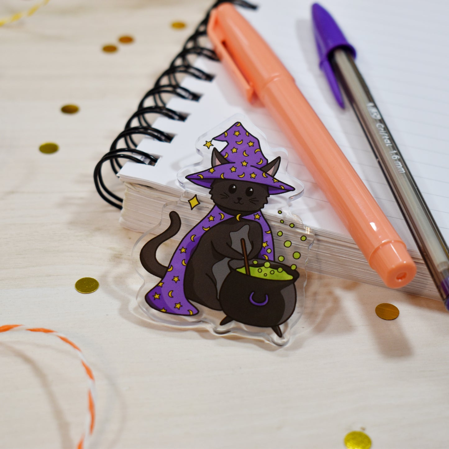 Witch Cat Magnet