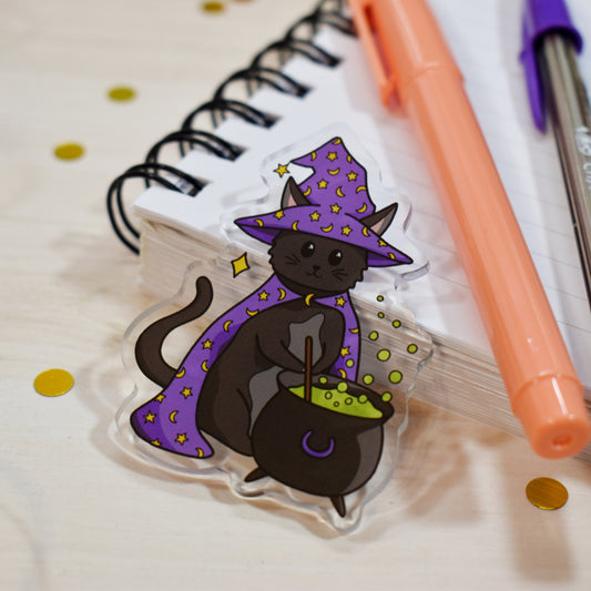 Witch Cat Magnet