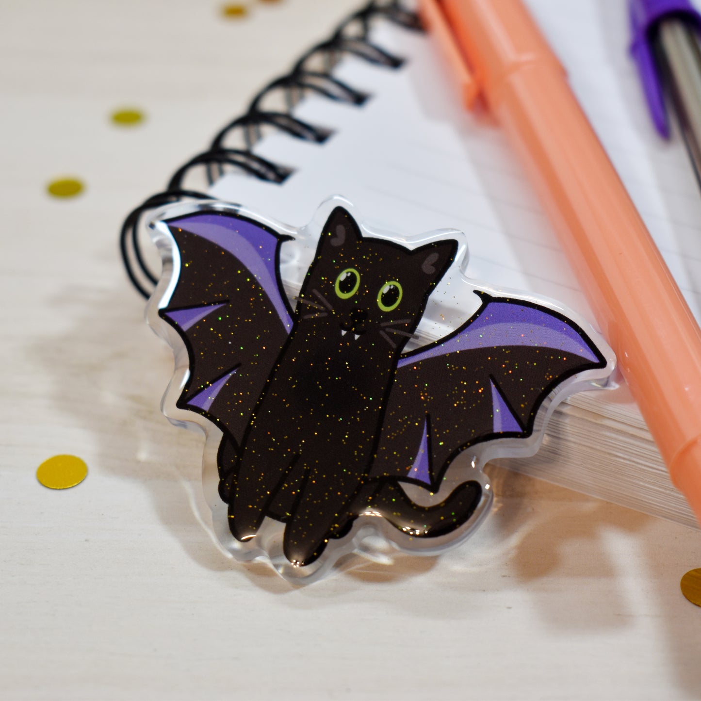 Bat Cat Magnet
