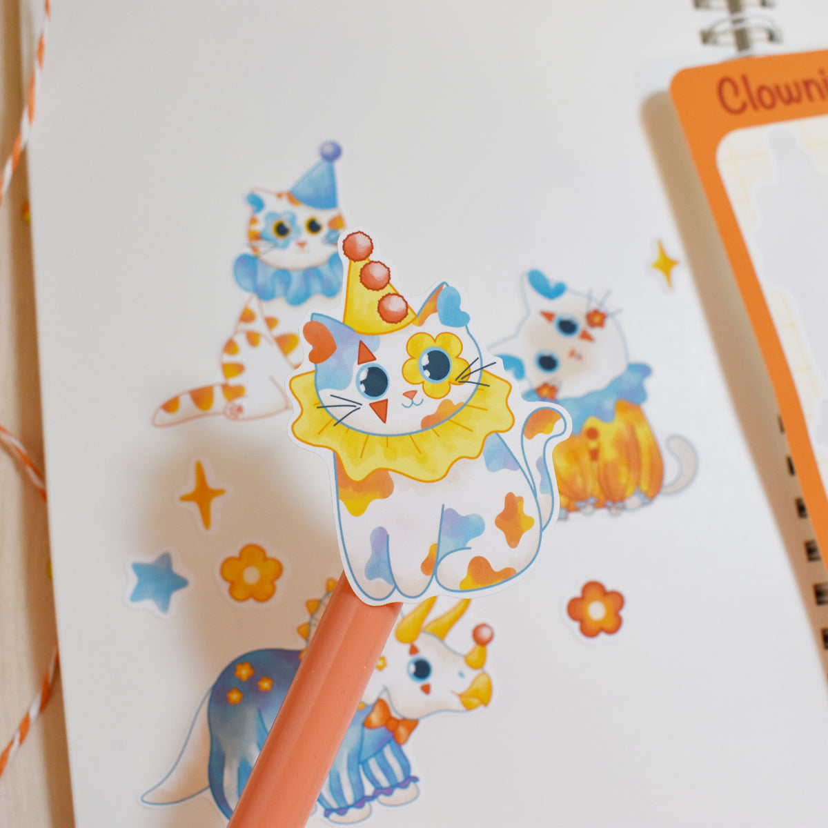 Clowning Around Sticker Sheet