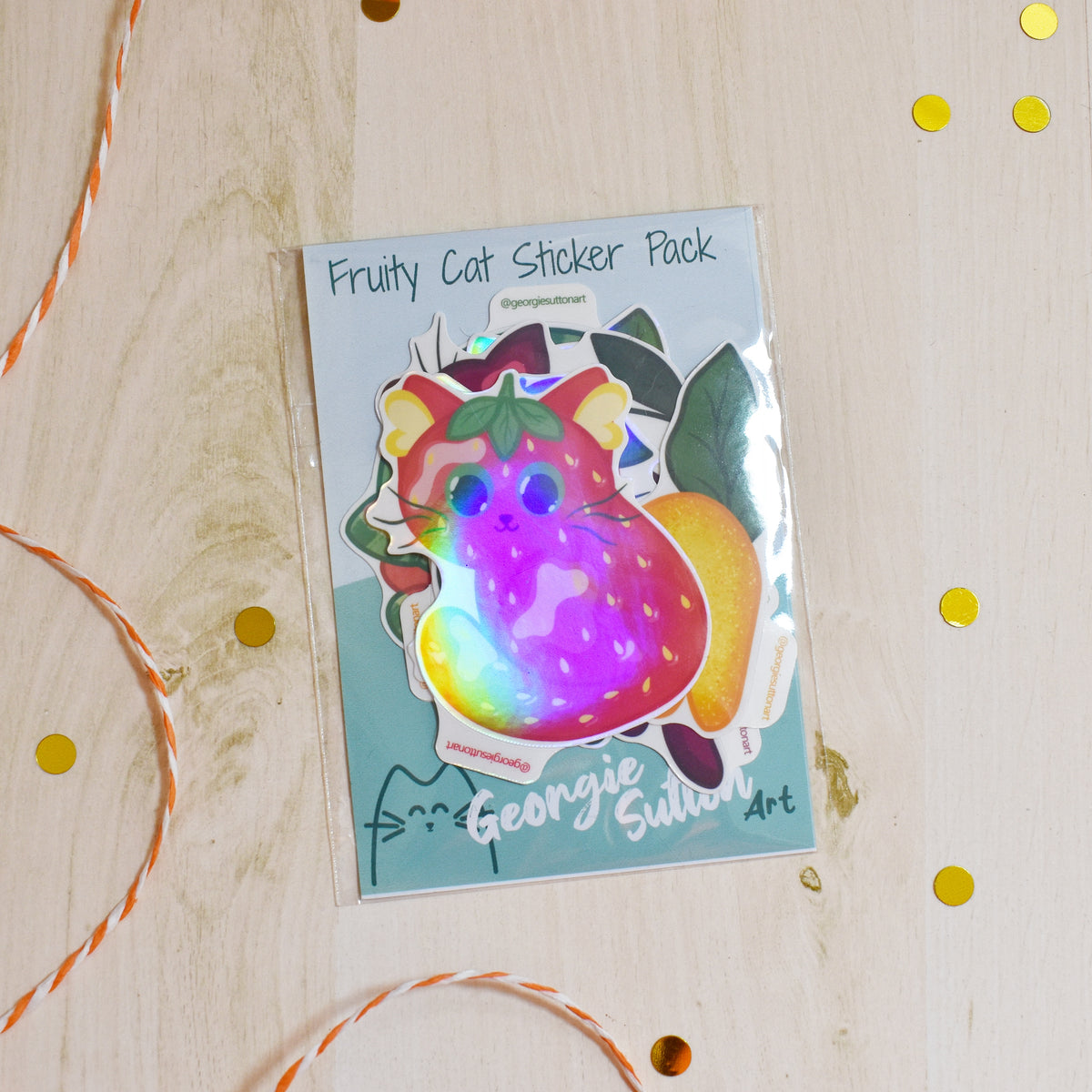Fruity Cat Sticker Pack