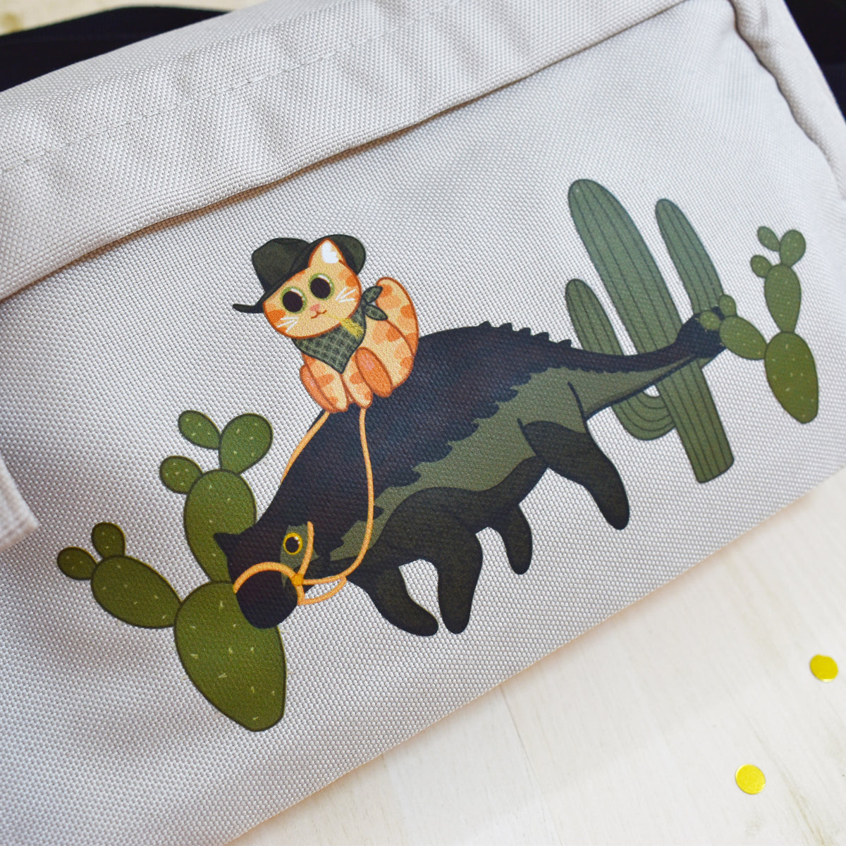 Cowboy Cat & Dino Bum Bag
